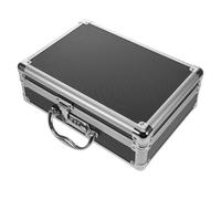 PACKOVE Boîte à Outils Portable Alliage Aluminium avec Fermeture à Code Coffre de Rangement Multifonctionnel pour Outils et Matériel Boîte Vide avec Poignée