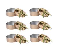 PACKOVE Boîte De 6 Pièces étui de rangement mariage Restauration souhaitant contenant cas de bonbons Fer blanc