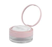 PACKOVE Boîte De Poudre De Maquillage Avec Houppette Végétale Compacte 15g Portable Réutilisable Usage Domestique Et Voyage