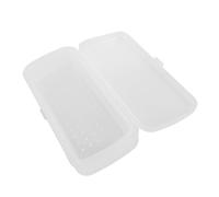 PACKOVE Boîte de pour Outils de Manucure à Double Couche Rangement Transparent avec Insert Amovible Organiseur Compact pour Salon de Beauté et Capacité Élevée