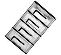 PACKOVE Boîte de Rangement de Bureau à 4 Couches Organisateur de Cosmétiques en Plastique Transparent Support de Rangement Multifonctionnel pour Coiffeuse et Bureau Pratique et Compact