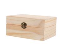 PACKOVE Boîte de Rangement Huiles Essentielles Bois à Compartiments Support avec Couvercle Anti-poussière Organisateur Élégant pour Classement et Protection de Noël