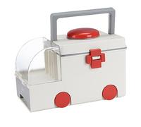 PACKOVE Boîte de Rangement Médicale Plastique pour Trousse de Secours Familiale Grand Volume Durable et Ergonomique pour Médicaments et Accessoires à