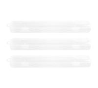 PACKOVE Boîte de Rangement pour Pinceaux Peinture Lot de 3 Transparent Plastique Multifonction Porte-stylo Aquarelle Compact pour Étudiants et Artistes Rangement Pinceaux Aquarelle