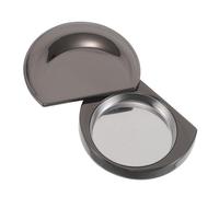 PACKOVE Boîte Métallique Vide 5ml en Alliage de Zinc Forme Lune Couvercle Coulissant Élégant et Protection Robuste en Voyage pour Rangement Cosmétique