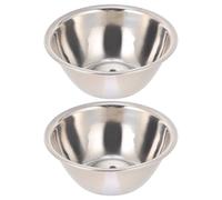 PACKOVE Bol à Inox 304 Épais 12 Cm Lot de 2 Bols pour Coton et Usage Médical Professionnel et Domestique Stériles pour Soins