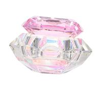 PACKOVE Bol de Nail Art en Verre Cristal Couverture 1 Pièce Haute Transparence aux Accessoire Élégant pour Manucure à Domicile