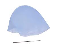 PACKOVE Bonnet Colorant Silicone Réutilisable Avec Crochet Métal Bonnet De Teinture Pour Salon Capuchon De Mise Valeur Cheveux Bleu Ciel