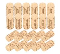 PACKOVE Bouchons de Bouteille en Liège Naturel 50 Pcs, 2,1 X 4 Cm, Haute Densité, Étanchéité Hermétique pour Vin, Vins Mousseux et Boissons, Accessoires de Conservation et Loisirs