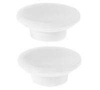 PACKOVE Bouchons de Vidange Blanc 2pcs en Caoutchouc Forme Ronde, Installation Facile, Multi-usages, Accessoires pour Drainage pour Congélateur et Réfrigérateur