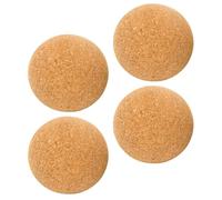 PACKOVE Bouchons en Liège Boule 4 Pièces pour Carafe à Vin, Pratiques et Remplaçables, Adaptés pour Bar et Club, Accessoires Vin Résistants à L'usure