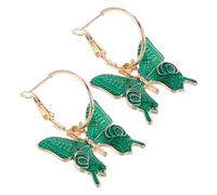 PACKOVE Boucles Doreilles Gothiques avec Effet Dhuile Pendantes et Colorées Bijoux Danniversaire Élégants et