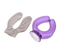 PACKOVE Bouillotte Cervicale Forme de U Compresse Chaud Froid pour Nuque Épaules Poche de Glace Réutilisable Oreiller Cervical avec Housse Douce