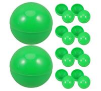 PACKOVE Boules de Loterie en PVC Opaques 3 Cm, Lot de 30 Pièces Faciles à Remplir pour Jeux de Tombola et Accessoires de Fête