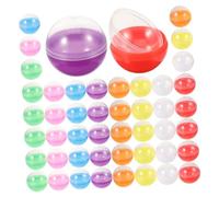 PACKOVE Boules Vides Plastique 80 Pcs 45 Mm Couleur Semi-transparente Remplies Pour Distributeur Automatique Diy Festif Loisirs Créatifs Accessoires Polyvalents Garçon Et Filles Et Adultes