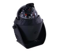 PACKOVE Boussole Numérique Électronique Marine Éclairage LED et Réglage de Déclinaison Magnétique, Coque Abs Noire, Montage Facile pour Navigation Nautique 12v