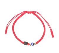 PACKOVE Bracelet Réglable en Fil Rouge Tressé Main Nœud Bouddhiste Protection le Mauvais Œil Bijoux Esthétiques pour Femmes Accessoire Mode Présent Fête des Mères