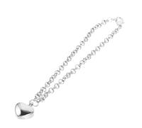 PACKOVE Bracelet Urne Acier Inoxydable Cœur pour Cendres de Commémoratif Féminin Durable et Conserveur Discret Dash Wrist Decoration