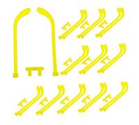 PACKOVE Branches de Rechange Fluorescentes pour Lunettes de Fête, 30 Pièces, Plastique Phosphorescent, Kit de Réparation Léger, Accessoires DIY pour Soirées Disco et Événements Lumineux