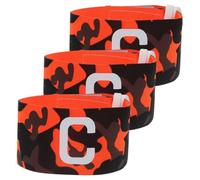 PACKOVE Brassards de Capitaine de Antidérapant Lot de 3 en Nylon Élastique Réglables pour Match de Soccer Stade