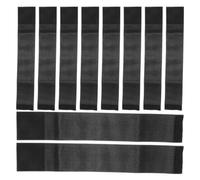 PACKOVE Brassards de Deuil Noirs Ajustables et Élégants Lot de 11 en Polyester Élastique pour Funérailles et Événements Commémoratifs Sportifs