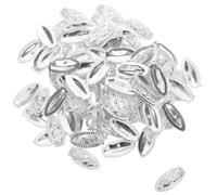 PACKOVE Breloques pour Ongles en Alliage Métallique 3d Bouddha Argenté, 100 Pièces, Décorations Artistiques pour Nail Art, Accessoires pour Manucure Diy, Usage Professionnel Domicile