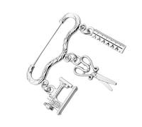 PACKOVE Broche Couture Créative en Métal Alliage, Épingle à Vêtements Originale, Présent pour Créatrice de Vêtements, Accessoire Mode pour Paquet à Dos et Vestes, Broche Tailleur Femme,
