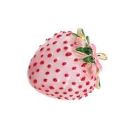 PACKOVE Broche Fraise Résistante Épingle Mode pour Femme Accessoire Écharpe Veste Sac Rose Chic
