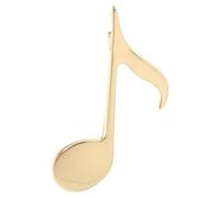PACKOVE Broche Note de Musique en Alliage de Zinc, Bijou Symbole Musical, Épingle de Sûreté Unisexe pour Vêtements et Accessoires, Design Chic et Résistant, Accessoire Mode Femme Homme