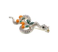 PACKOVE Broche Serpent Délicate Éclatants Accessoire Chic pour Femmes Décoration pour Nouvel An Chinois pour Vêtements et Sacs