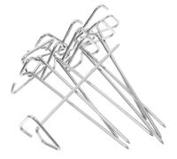 PACKOVE Brochettes Verticales Faciles à Transporter Lot de 10 en Acier Inoxydable pour Griller la Viande pour Barbecue en Extérieur