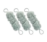 PACKOVE Brosse à Dos Exfoliante pour Bain Lot de 3 Éponge de Bain Pratique à Accrocher pour Hommes Conception Ergonomique Nettoyage