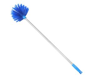 PACKOVE Brosse à Toile D'araignée Télescopique 0,9 M avec Tige en Acier Inoxydable Légère, Dépoussiéreur Multi-Usage pour Plafond Intérieur et Extérieur, Balai Couleur Aléatoire