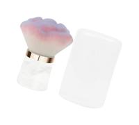 PACKOVE Brosse Dépoussiéreuse pour Ongles Outil de Nettoyage Poudrage pour Ongles Acryliques Pinceau Forme de Fleur pour Manucure et Voyages