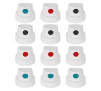 PACKOVE Buses de Pulvérisation de Peinture Formule Séchage Rapide en Plastique 12pcs et Prise Confortable pour Extérieurs et Art Graffiti