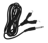 PACKOVE Câble à Clip en Silicone et Cuivre 2,5 M Cordon D'alimentation pour Machine de Tatouage Professionnel Noir Compatible Usage Professionnel