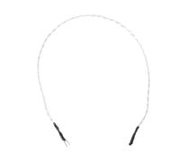 PACKOVE Câble de Masse Phono Y Plaqué Argenté, 0,5m, Blanc, pour Bras de Lecture et Tourne-disque, Stable Earthing, Gestion des Câbles, Studios de Mastering et Systèmes Audio de Bureau