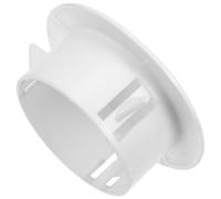 PACKOVE Cache Trou Mural Blanc en Plastique Abs pour Trous de Climatisation 63-76 Mm, Bouchon Décoratif Facile à Installer, Usage Solide pour Ouvertures à Persiennes en Pièce