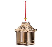 PACKOVE Cage à Sauterelles et Transport D'insectes pour Garçon et Filles en Bois Marron, Design Réutilisable Facile à Utiliser