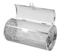 PACKOVE Cage de Cuisson Panier Rotatif Polyvalent en Acier Inoxydable pour Barbecue et Four pour Fruits Secs et Tranches de Pêche, pour Réunions Familiales