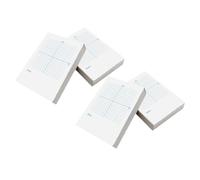 PACKOVE Cahier D'exercices de Mathématiques Papier Quadrillé Mathématique Blanc en Papier Pages Quadrillées Axes Xy D'un Côté et Vierges de L'autre et Tracé de Coordonnées