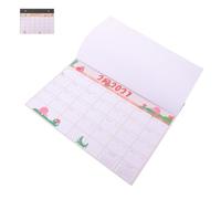 PACKOVE Calendrier de Bureau 2027 Autoportant Mensuel Bilingue pour | Format 11, 42x8, 46 Pouces, Pages Épaisses en Pvc, Affichage Double Date, Usage Maison et École