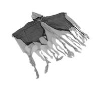 PACKOVE Cape à Capuche pour Faucheuse Horreur Costume De Cosplay pour Garçon Robe Grise avec Capuche pour Halloween Et Fêtes De Masques