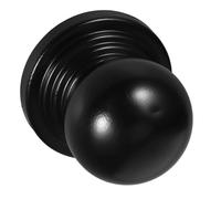 PACKOVE Capuchon de Poteau en Fer Boule Noir 90mm pour Clôture | Bouchon Décoratif Élégant, Protection Anti-déformation, pour Poteau et Portillon, Pose Facile
