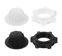 PACKOVE Capuchons Écrou pour Ventilateur 4pcs, Cache-écrou de Ventilateur en Plastique ABS, Fixation Sécurisée Universelle pour Grille Métallique de Ventilateur Pied