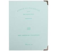 PACKOVE Carnet de Rangement pour Billets 120 Feuilles à Anneaux Format Mince, Couleur Menthe, Album Portable pour Collectionneur de Billets de Cinéma, Porte-billets et Photos, Livret