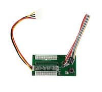 PACKOVE Carte d'alimentation Synchrone Multiple Adaptateur d'alimentation Multiple PCB Contrôle Manuel Auxiliaire Faible pour Boîtier PC ATX 24pin