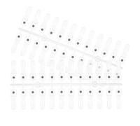 PACKOVE Cartes de Présentation Magnétiques pour Vernis à Ongles 48 Pièces, Palette de Vernis Gel pour Nail Art, Planche D’entraînement Pratique, Affichage Précis des Couleurs, Kit