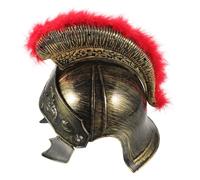 PACKOVE Casque de Soldat Médiéval Doré Cosplay Costume Moyen Âge Accessoire Léger pour Fête Carnaval Halloween et Décoration