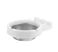 PACKOVE Cendrier Mural en Acier Inoxydable Blanc Support Mural, Design Élégant et Gain de Place, pour Toilettes et Lieux Commerciaux